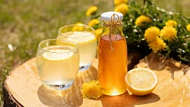 Pampeliškový sirup má zlatavou barvu, voní jarem a hodí se nejen na přípravu limonády, stačí na něj jen tři ingredience