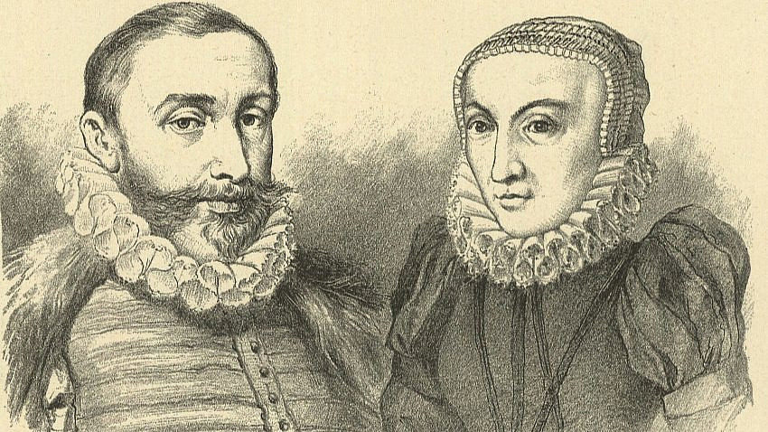 Petr Vok s manželkou Kateřinou z Ludanic.
