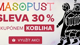 Masopustní akce nabízí slevu 30 % na vše z našeho e-shopu: Nakupte kuchařky za ceny, kterým neuvěříte