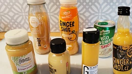 Testovali jsme ginger shoty: V některých je jen malé množství zázvoru, ten nejsilnější vás ale opravdu „protáhne“