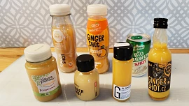 Testovali jsme ginger shoty: V některých je jen malé množství zázvoru, ten nejsilnější vás ale opravdu „protáhne“