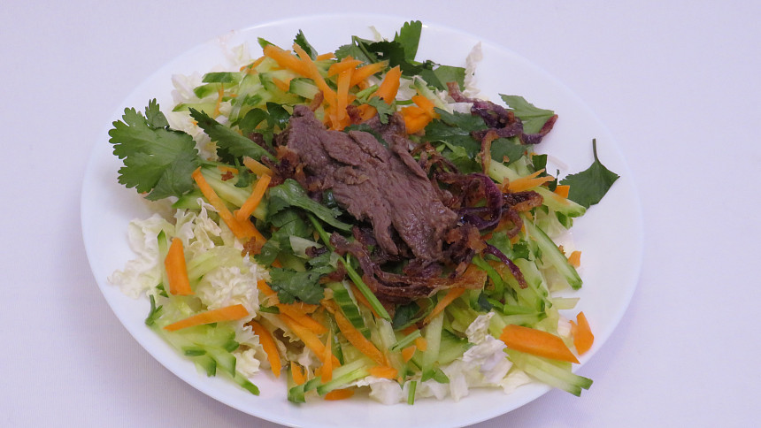 Bun bo nam bo, jak tento salát z vietnamské kuchyně zachutná soutěžícím? Zdroj: Se souhlasem TV Prima