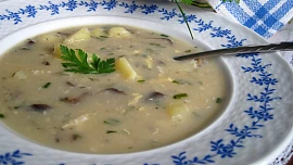 Kudlanka neboli kudlaná polévka: Vydatný a levný pokrm našich předků voní kmínem a houbami a zpestří čas půstu