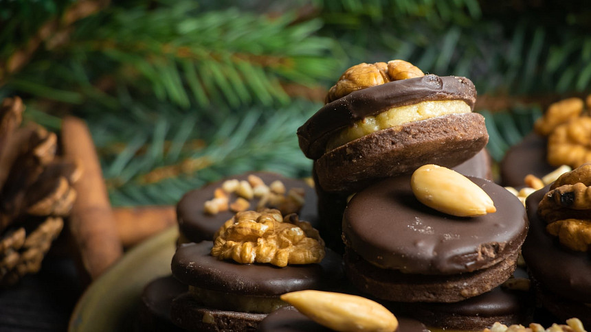 Ořechové cukroví je velmi oblíbené a mizí mezi prvními.