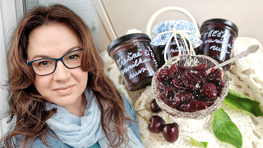 Holka u plotny zavařuje: Tento třešňový džem s vanilkou a rumem si zamilujete při prvním ochutnání