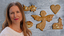 První republika s Kristinou: Nejlepší perníčky podle 100 let starého receptu voní po medu a zázvoru a zdobí je plátky mandlí