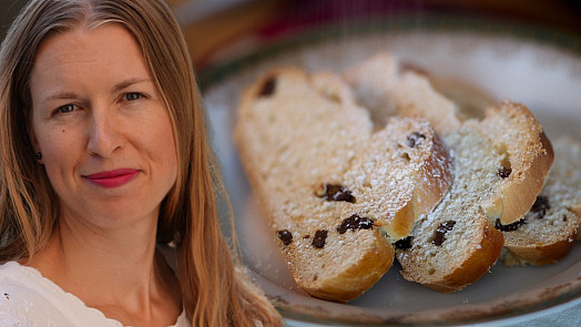 První republika s Kristinou: Nadýchaná vánočka s kandovanou citronovou kůrou chutná luxusně a vydrží dlouho vláčná