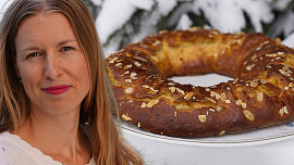 První republika s Kristinou: Oslavte konec Vánoc tříkrálovým koláčem ze sladkého kynutého těsta podle originálu z Francie