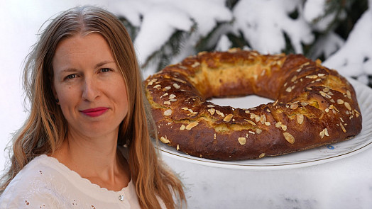 První republika s Kristinou: Oslavte konec Vánoc tříkrálovým koláčem ze sladkého kynutého těsta podle originálu z Francie