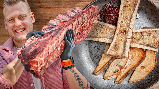 Opomíjený kus hovězího, který voní a chutná skvěle: Jak upravit morkovou kost, radí řezník Adam Slezák