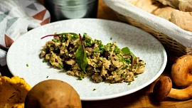 Pět kroků k dokonalé houbové smaženici: Báječná je z hříbků i z lišek, houby se musí dostatečně podusit a vejce je lepší prošlehat