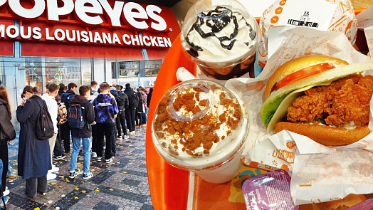 Popeyes v Praze: Hodinová fronta, hádky a předbíhání kvůli smaženému kuřeti. Zjišťovali jsme na místě, jestli to stojí za to