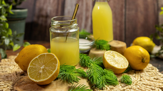 Voňavý smrkový sirup léčí různé neduhy, ale báječný je i do osvěžující limonády. Stačí dvě ingredience a příprava je snadná