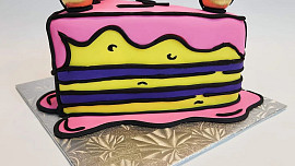 Cartoon cake je hit: Tento dort mate smysly, jeho výroba ale vůbec není tak těžká, jak by se na první pohled mohlo zdát