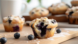 Proč jsou tyhle tvarohové muffiny tak vláčné: Rozhoduje pouze jeden krok navíc