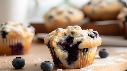 Proč jsou tyhle tvarohové muffiny tak vláčné: Rozhoduje pouze jeden krok navíc