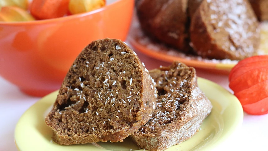 Podzimní dýňová bábovka: Varianta bez vejce pro vegany je nádherně nadýchaná a překvapí neuvěřitelnou vláčností