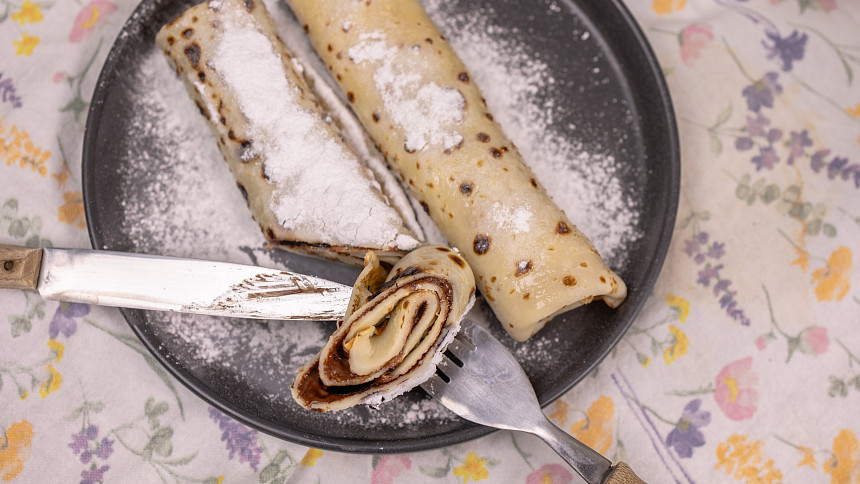 Nadýchané palačinky milují všichni, k snídani i k večeři.