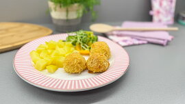 Perfektní sýrové kuličky z horkovzdušné fritézy: Stačí jeden krok a hermelín nevyteče