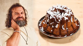 Třená mramorová bábovka podle Josefa Maršálka: Vláčný korpus a kombinace čokolády a kokosu dohromady chutnají božsky!