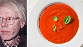 Jídelní rozmary slavných: Andy Warhol miloval chleba s marmeládou a neuvěřitelných dvacet let jedl k obědu rajčatovou polévku