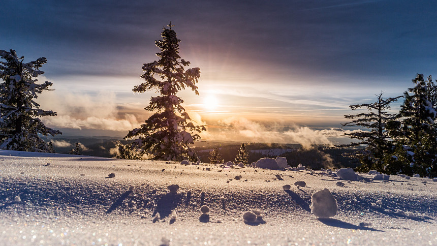 Mráz a sníh v lednu jsou zárukou úrody po celý rok.