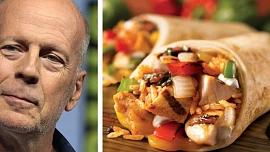 Jídelní rozmary slavných: Herec Bruce Willis pěstuje vlastní zeleninu a k snídani musí mít tohle burrito