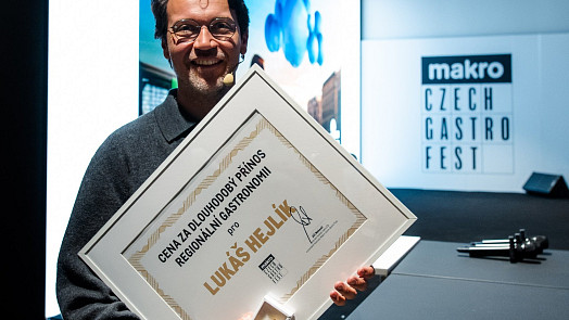 Lukáš Hejlík získal ocenění, které má i Pohlreich: Pro gastro je můj přínos větší než pro herectví, směje se