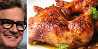 Jídelní rozmary slavných: Colin Firth miluje arabské mezze a sám připravuje indická jídla, třeba tohle kuře tandoori