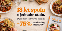 Toprecepty slaví plnoletost: Za 18 let nasbíraly téměř 78 tisíc receptů a 3 miliardy zobrazení