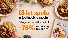Toprecepty slaví plnoletost: Za 18 let nasbíraly téměř 78 tisíc receptů a 3 miliardy zobrazení