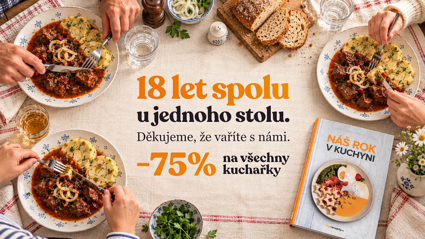 Toprecepty slaví 18 let: Začalo to česnečkou, dnes kraluje perník