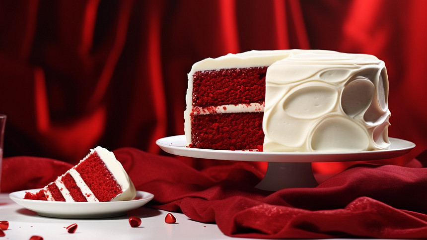 Peče celá země se zahalí do červeného sametu: Ikonický americký dort Red Velvet překvapí nejen svou barvou