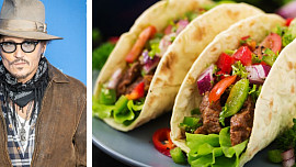 Jídelní rozmary slavných: Pirát Johnny Depp snídá vejce, miluje smažená jídla a tohle trhané vepřové maso v tortille
