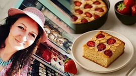 Low carb jahodová bublanina podle Hanky z Poděbrad chutná jako od babičky, ale nepřiberete po ní ani deko