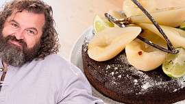 Josef Maršálek vylepšil italský „mafiánský“ koláč o hrušky: Je extrémně šťavnatý a intenzivně voní čokoládou s ořechy, říká cukrář