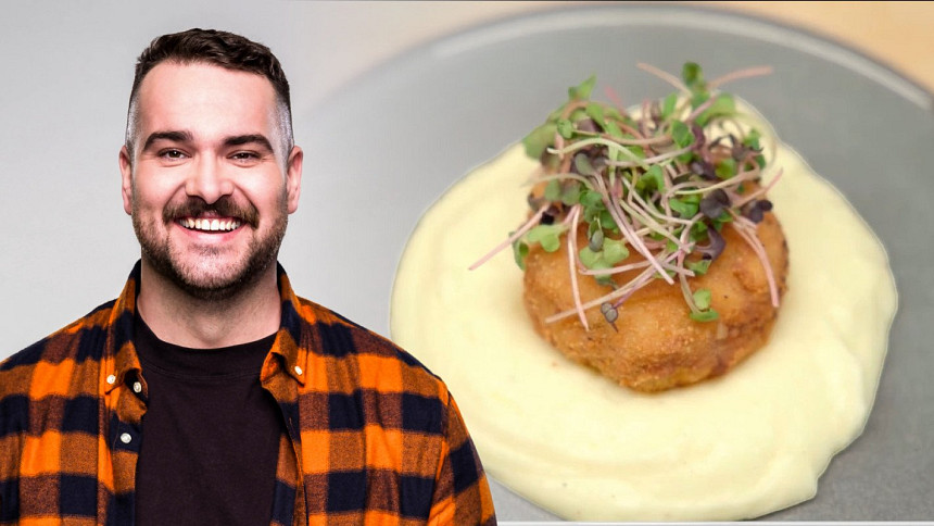 Holandský řízek s bramborovou kaší podle Patrika z Hell's Kitchen Česko: Šťavnaté maso s krémovou kaší chutná božsky