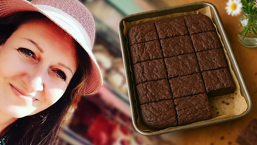 Low carb cuketové brownies od Hanky z Poděbrad: Oblíbený čokoládový moučník je krásně vlačný a nepřidá vám ani deko