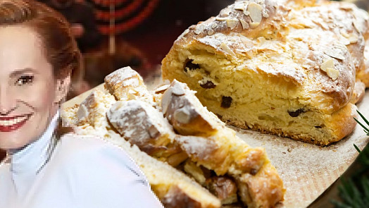 RECEPT: Vánočka podle Moniky Absolonové voní rumem a vanilkou a je tak dobrá, že ji miloval i Karel Gott