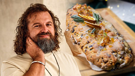 Rychlá tvarohová štóla podle Josefa Maršálka: Měkká je i bez odležení, voní po citronu a snadno se dělá