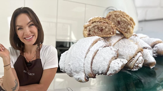 Pečeme s Kamilou: Svatomartinské rohlíčky s marmeládou a ořechovou nádivkou krásně voní, obalené v cukru chutnají božsky