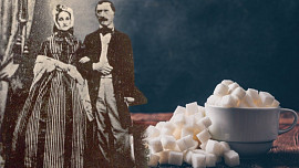 Příběh sladké kostky: Balíček se 250 kostkami cukru se v roce 1843 prodával za 50 krejcarů a připomínal bedničku s čínským čajem