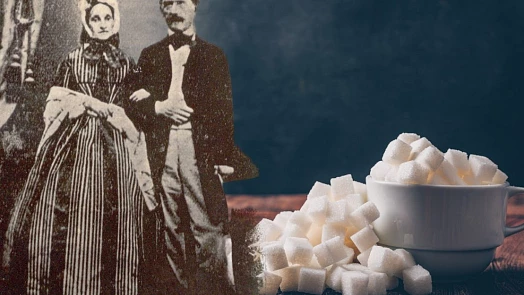 Příběh sladké kostky: Balíček se 250 kostkami cukru se v roce 1843 prodával za 50 krejcarů a připomínal bedničku s čínským čajem