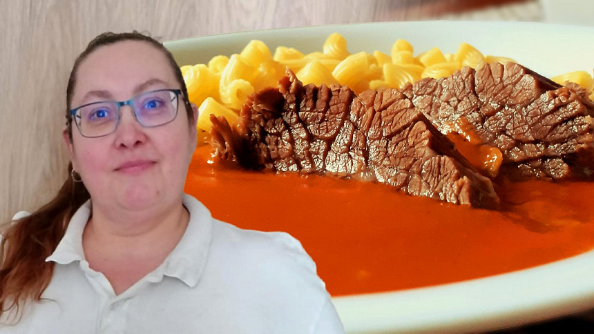 Rajská omáčka s hovězím masem