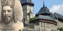 Hostiny na Karlštejně za Karla IV.: Podával se pečený páv zdobený zlatou přilbou, studený sumec v kyselé omáčce i zvěřinový guláš