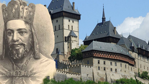 Hostiny na Karlštejně za Karla IV.: Podával se pečený páv zdobený zlatou přilbou, studený sumec v kyselé omáčce i zvěřinový guláš