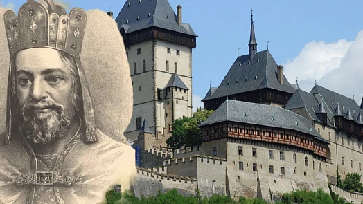 Hostiny na Karlštejně za Karla IV.: Podával se pečený páv zdobený zlatou přilbou, studený sumec v kyselé omáčce i zvěřinový guláš