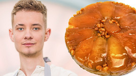 Tarte Tatin podle Vojty Vrtišky: Jablečný koláč voní karamelem a skvěle chutná s vanilkovou omáčkou