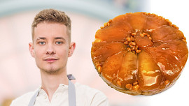 Tarte Tatin podle Vojty Vrtišky: Jablečný koláč voní karamelem a skvěle chutná s vanilkovou omáčkou