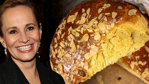 Velikonoční mazanec podle Moniky Absolonové se vždy povede, trik spočívá v množství droždí